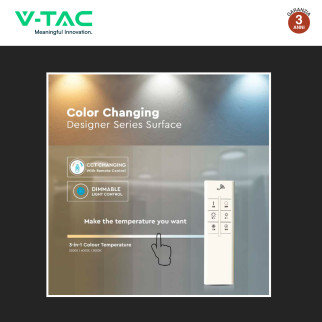 VT-7463 Plafoniera LED Quadrata 40W SMD CCT V-Tac Gallery