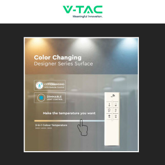 VT-7605 Lampadario LED Rotondo 36W SMD CCT V-Tac Gallery