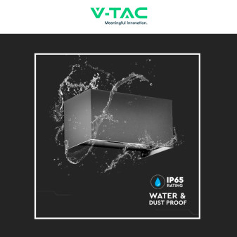 Lampada LED da Muro 24W VT-8125 SMD Colore Grigio V-Tac