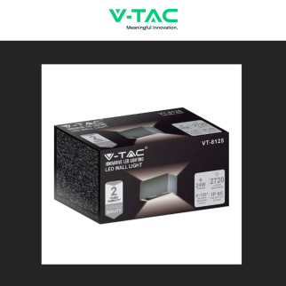 Lampada LED da Muro 24W VT-8125 SMD Colore Grigio V-Tac