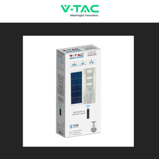 VT-30301ST Lampada Stradale 40W Pannello Solare IP65 V-Tac