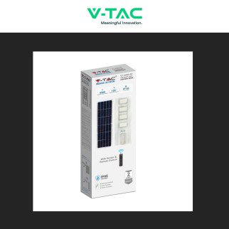 VT-40401ST Lampada Stradale 50W Pannello Solare IP65 V-Tac