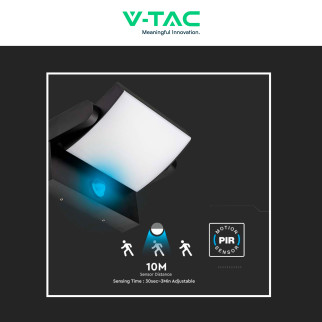 VT-11020S Lampada LED da Muro 17W SMD Sensore PIR V-Tac