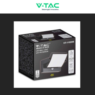 VT-11020S Lampada LED da Muro 17W SMD Sensore PIR V-Tac