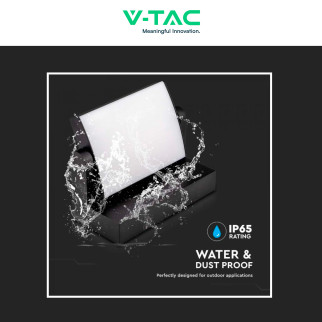 VT-11020 Lampada LED da Muro 17W Ruotabile SMD Nera V-Tac