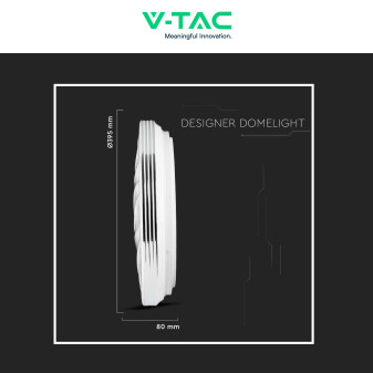 VT-8403 Plafoniera LED Tonda 40W SMD CCT 3in1 V-Tac Gallery
