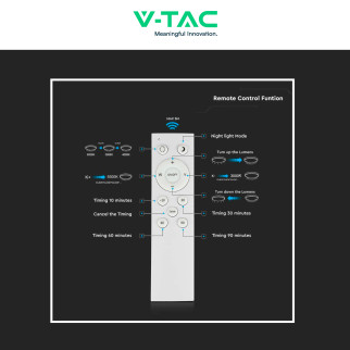 VT-8403 Plafoniera LED Tonda 40W SMD CCT 3in1 V-Tac Gallery
