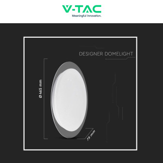VT-8401 Plafoniera LED Tonda 40W SMD CCT 3in1 V-Tac Gallery