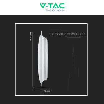 VT-8555 Plafoniera LED Tonda 60W SMD CCT 3in1 V-Tac Gallery