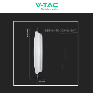 VT-8555 Plafoniera LED Tonda 60W SMD CCT 3in1 V-Tac Gallery