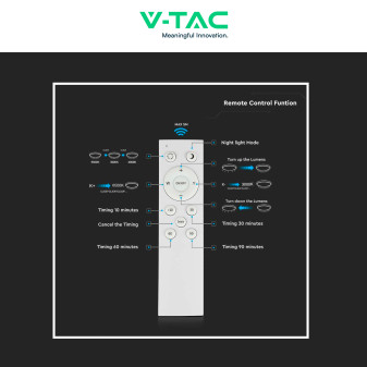 VT-8555 Plafoniera LED Tonda 60W SMD CCT 3in1 V-Tac Gallery