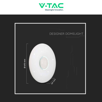 VT-8556 Plafoniera LED Tonda 60W SMD CCT 3in1 V-Tac Gallery