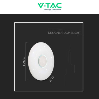 VT-8556 Plafoniera LED Tonda 60W SMD CCT 3in1 V-Tac Gallery