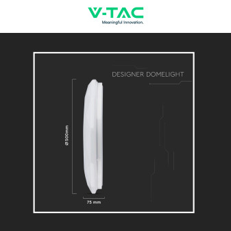 VT-8557 Plafoniera LED Tonda 60W SMD CCT 3in1 V-Tac Gallery