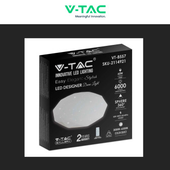 VT-8557 Plafoniera LED Tonda 60W SMD CCT 3in1 V-Tac Gallery