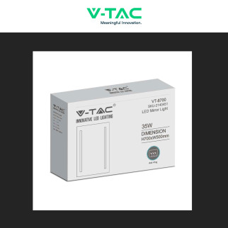 VT-8700 Lampada LED a Specchio 35W Anti-Fog SMD V-Tac