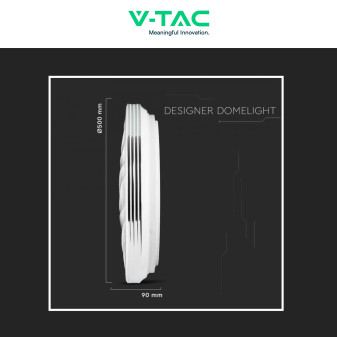 VT-8503 Plafoniera LED Tonda 60W SMD CCT 3in1 V-Tac Gallery