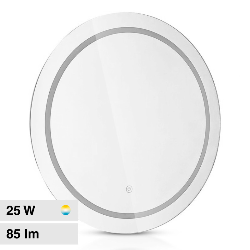 VT-8602 Lampada LED a Specchio 25W Touch Anti-Fog SMD V-Tac