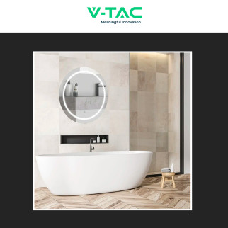 VT-8602 Lampada LED a Specchio 25W Touch Anti-Fog SMD V-Tac