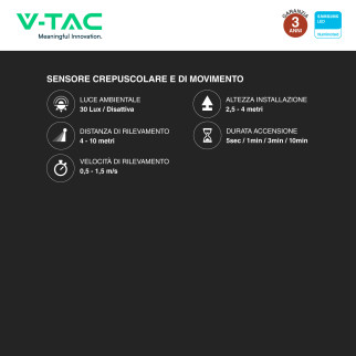 VT-120136S Tubo LED Plafoniera 36W Samsung SMD IP65 V-Tac