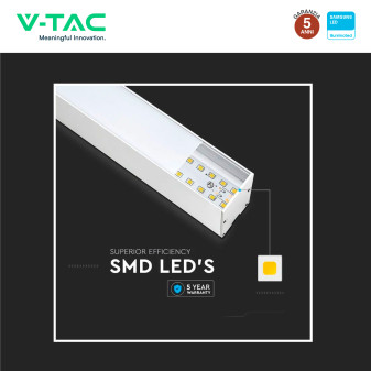 VT-7-40 Lampada LED a Sospensione 40W SMD Chip Samsung V-Tac