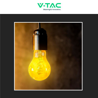 VT-2164 Lampadina LED E27 4W A60 Filament Vetro V-Tac