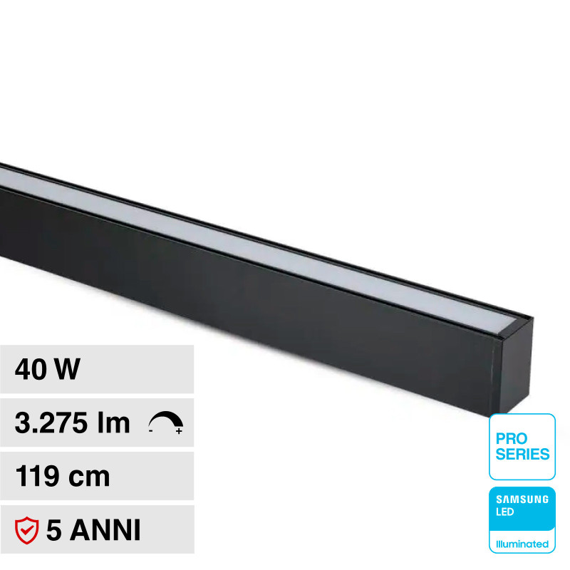 VT-7-46 Lampada LED a Superficie 40W SMD Samsung V-Tac Pro