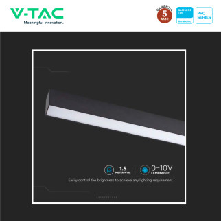 VT-7-46 Lampada LED a Superficie 40W SMD Samsung V-Tac Pro