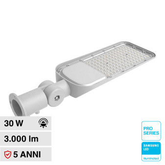 VT-39ST Lampada Stradale LED 30W IP65 SMD Samsung V-Tac Pro