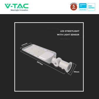 VT-169ST Lampada Stradale LED 150W IP65 SMD V-Tac Pro