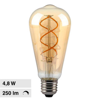 VT-2065D Lampadina LED E27 4,8W ST64 Dimmerabile Vetro V-Tac
