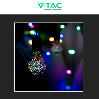 VT-2203 Lampadina LED E27 5W Bulb A60 Filament 3D V-Tac