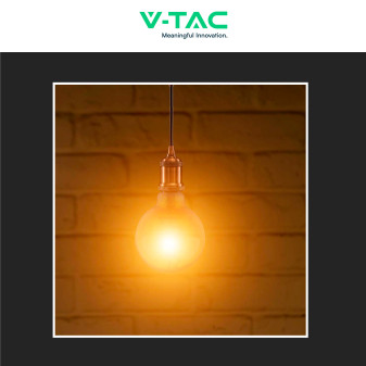 VT-2024 Lampadina LED E27 4W Bulb G95 Filament Vetro V-Tac