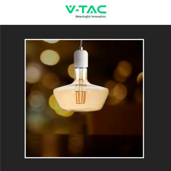 VT-2308 Lampadina LED E27 8W Bulb T180 Filament Vetro V-Tac