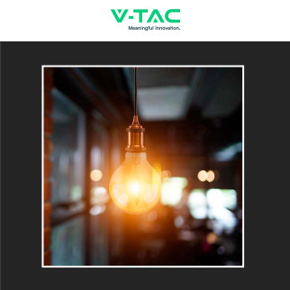 VT-2004 Lampadina LED E27 4W Bulb G80 Filament Vetro V-Tac