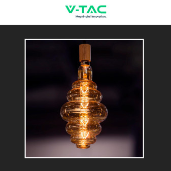 VT-2188D Lampadina LED E27 8W Bulb S200 Filament Vetro V-Tac