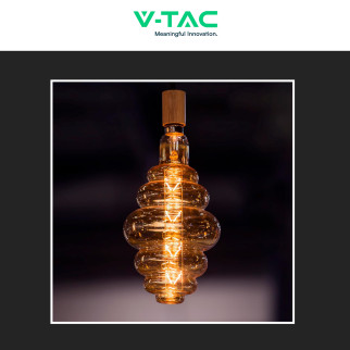 VT-2188D Lampadina LED E27 8W Bulb S200 Filament Vetro V-Tac