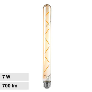 VT-2008 Lampadina LED E27 7W Bulb T30 Filament Vetro V-Tac