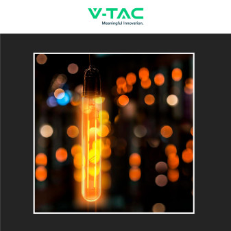 VT-2006 Lampadina LED E27 6W Bulb T30 Filament Vetro V-Tac