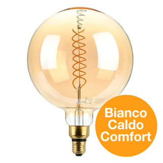 VT-2158D Lampadina LED E27 8W Bulb G200 Filament Vetro V-Tac