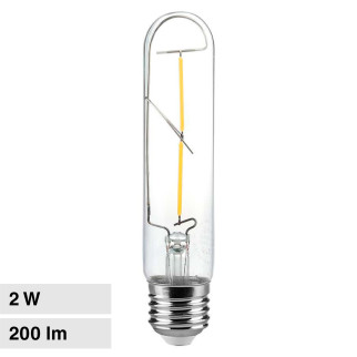 VT-2042 Lampadina LED E27 2W Bulb T30 Filament Vetro V-Tac