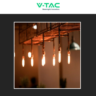 VT-2042 Lampadina LED E27 2W Bulb T30 Filament Vetro V-Tac