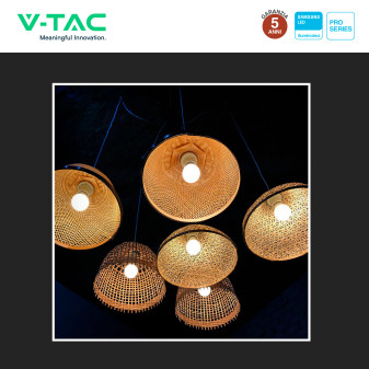 VT-262D Lampadina LED E27 11W A60 Chip Samsung V-Tac Pro