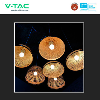 VT-262D Lampadina LED E27 11W A60 Chip Samsung V-Tac Pro
