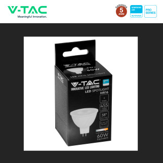 Lampadina LED GU5.3 (MR16) 6W Chip Samsung V-Tac