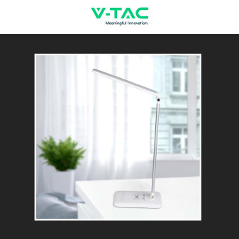 VT-1027 Lampada LED da Tavolo 7W Multifunzione Bianca V-Tac