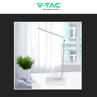 VT-1027 Lampada LED da Tavolo 7W Multifunzione Bianca V-Tac