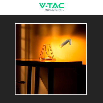 VT-7413 Lampada LED 3in1 da Tavolo e da Parete 3W Magnetica V-Tac