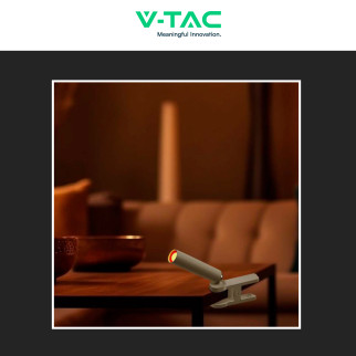 VT-7413 Lampada LED 3in1 da Tavolo e da Parete 3W Magnetica V-Tac