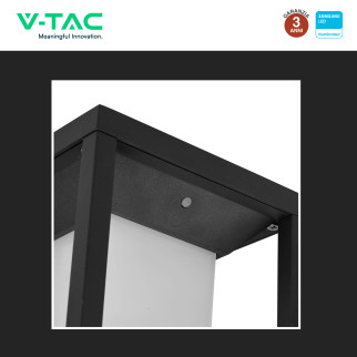 VT-66 Lampada LED Giardino 2W IP65 Sensore e Pannello V-Tac
